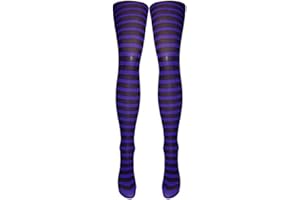 Silver Legs Women's Adult Orange Striped Tights One Size Fits All
