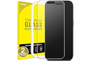 JETech Matowe Ochraniacz Ekranu dla iPhone 17 Pro Max 6,9 Cala, Antyodblaskowa 9H Szkło Hartowane Film, Anty Odcisk Palca, Gładki Dotyk, Łatwa Instalacja, Przyjazny dla Etui, 2 Sztuki