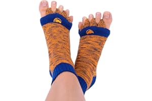 My Happy Feet The Original Foot Alignment Socks ORANGE/BLUE M