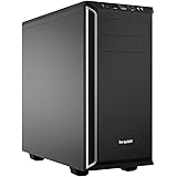 Tais-toi ! Pure Base 600 Boîtier Midi-tour Noir, Argent