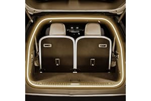 vsshe Auto Kofferraum Lichtstreifen, Car Trunk Light Strip, Kofferraumbeleuchtung Led, Automatischer Sensor Tail Box Led Strip Lights für Auto Kofferraum Innenbeleuchtung Dekoration (Warmes, 4M)