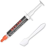Thermal Paste, SYY 2 Grams CPU Paste Thermal Compound Paste Heatsink for IC/Processor/CPU/All Coolers, Carbon Based High Perf
