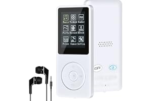 COVVY Slim Music Player 8 GB bärbart förlustfritt ljud 70 timmar skärm Högkvalitativ MP3-spelare Stöd upp till
