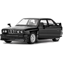 imtfzct Voiture de modèle BMW M4 CSL en alliage à l'échelle 1:36, jouet moulé sous pression avec fonction de recul, cadeau d'anniversaire pour enfants (blanc
