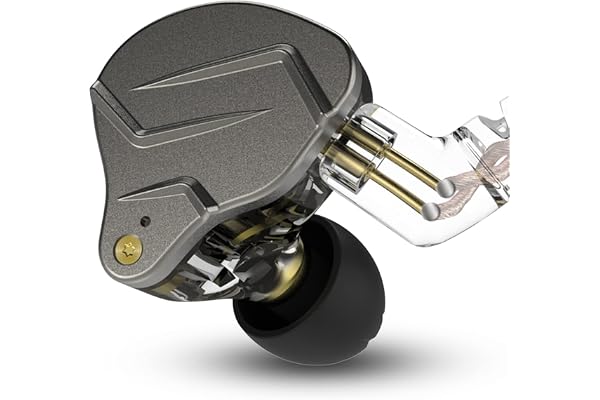 Écouteurs intra-auriculaires KZ ZSN Pro Dual Drivers 1BA 1DD HiFi Power Bass Écouteurs filaires haute clarté avec câble détachable pour musicien audiophile