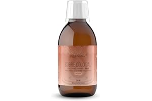 DIOXNATUR® Cobre Coloidal 250ml - Solución Líquida 20 ppm - 99,99% Pureza