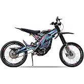 Compatibile con Surron Light Bee X/S kit di adesivi per carenatura moto, materiale galvanico adesivi decorativi colorati (Sty