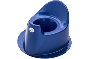 Rotho Babydesign TOP Petit Pot à Base Stable, À partir de 18 mois, TOP, Royal Bleu perle (Bleu Foncé), 200030265