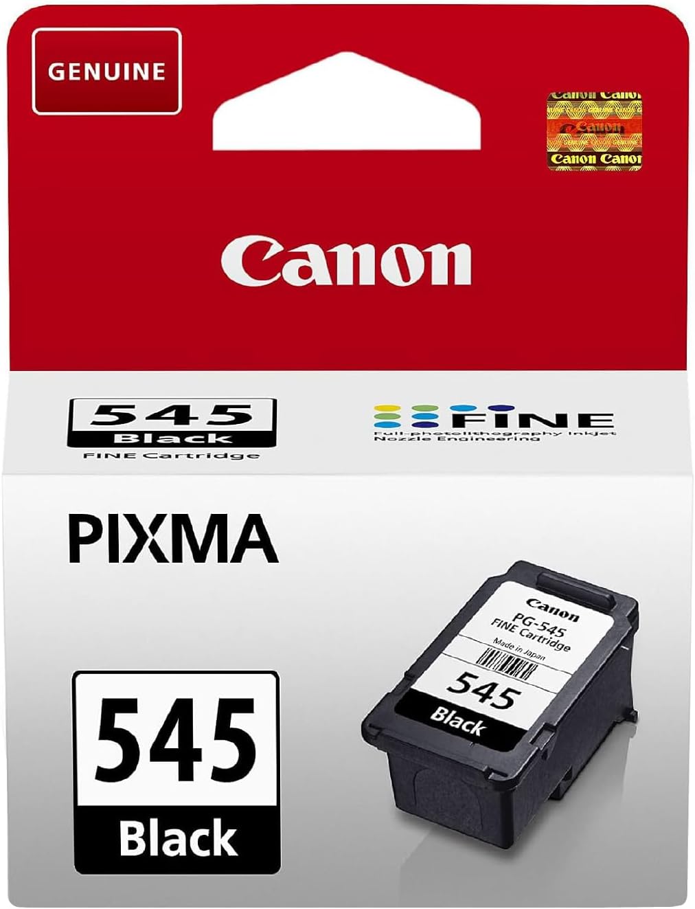 Canon Ink - PG-545 Genuine Black Printer Ink Cartridge - (1 x Cartridge) - Compatible with PIXMA TR, IP, MX, MG & TS