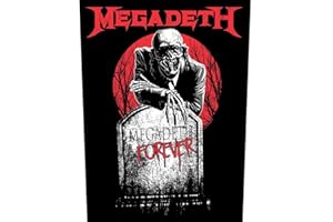 Razamataz MEGADETH - Parche para la espalda (36 x 29 cm)