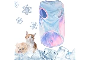 GQDGCU T-shirt d'été pour chien - Gilet rafraîchissant pour chien - Protection UV - T-shirt pour animaux de compagnie - Pour chihuahua, Yorkie - Multicolore - Taille S