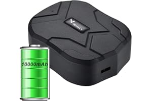 ZEERKEER Localizzatore GPS Impermeabile Tempo Reale Spia Professional Anti-perso Allarme APP Gratuita GPS Tracker per Auto Moto Nave Flotta 150 Giorni in Standby