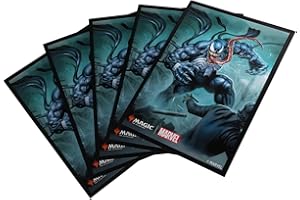 Gamegenic, Magic : The Gathering - Marvel Spider-Man Premium Art Sleeves - Venom - 105 pochettes par paquet