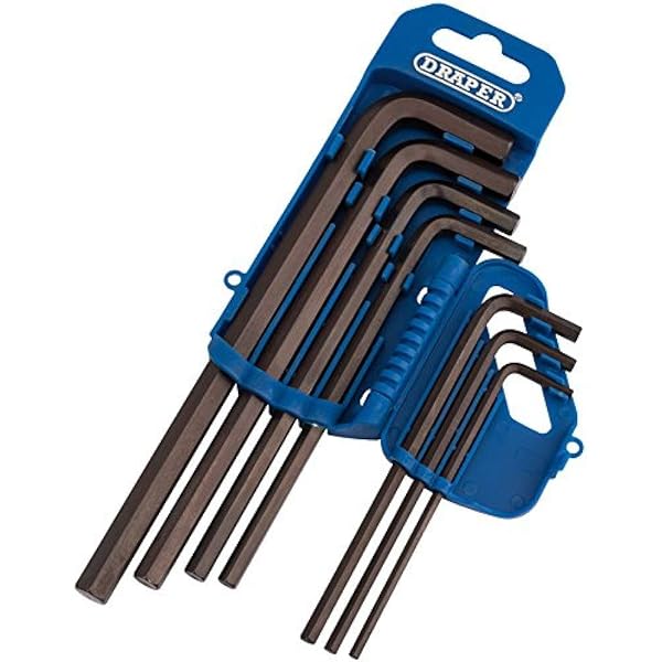 Silverline Expert Hex Key Imperial Set 10pce 1/16