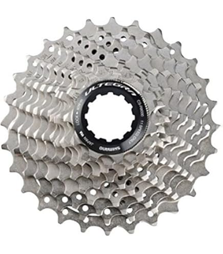 SHIMANO Roodzel, uniseks, volwassenen, CS-M8000, zilver, Eén