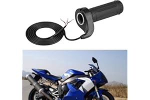 HYWHUYANG Throttle Grip, Universal Motorcycle Throttle Grip,Electric Scooter Twist Speed Throttle Grip with 3 Wires,for Most in Electric Scooter,Bikes,Pocket Bikes,Mini Choppers