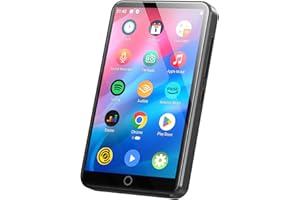 Lettore MP3 Spotify, MECHEN MP3 Player Bluetooth WLAN, Portatile Android MP4 con Video, Play Store, Deezer, Audible Compatibile, Touch Screen da 4 pollici (Grigio)