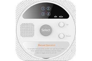 aixi-SHS Intelligent Wi-FI Contrôleur d'arrosage intérieur 4 Zones, réglage des minuteries d'arrosage, Smart Life APP (Adaptateur Secteur Non Inclus)