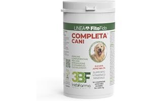 Trebifarma COMPLETA Cani - Mangime Complementare con Vitamine e Minerali Naturali - Supporto Nutrizionale per Cuccioli, Adulti e Animali Anziani - Ideale per Integrare la Dieta Casalinga - 50 cpr