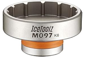 IceToolz Clé Démonte Boitier pour, Chiave smonta alloggiamento per pedaliera Race Face Cinch, Rotore/Enduro Unisex-Adulto, Grigio