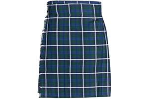 The Scotland Kilt Company Scottish Tartan Wedding 5 Yard Acrylic Kilt - Douglas Blue - Smart Casual, Adjustable Buckle, Durable Comfortable Kilt