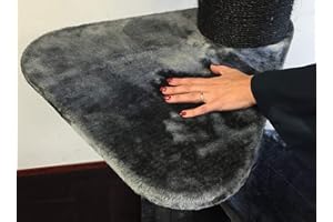 RHRQuality Ersatz Liegeplatz für Kratzbäume 55x55 cm Dunkel Grau Kratzbaum ersatzteile liegefläche fur Katzenkratzbaum Grosse Katzen stabil