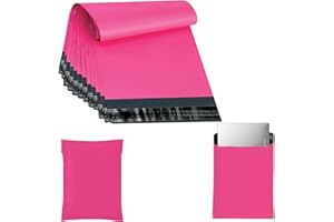 JeeJaan® 100 Pcs of Pink Mailing Bags 14 x 21 in Postage Bag Large Packing Mailer 355 x 533 mm