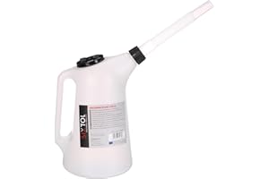 SIXTOL MECHANIC FLUID CAN 2L | Tanica in plastica per liquidi operativi 2 litri | Contenitore resistente con beccuccio flessibile per rabbocchi precisi