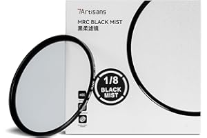 7artisans Filtr czarnej mgły 1/8 stop aluminium naturalny miękki efekt dyfuzora efekt kinowy efekt kinowy miękki filtr ze szkła optycznego (82 mm)