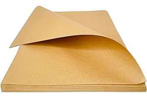 FLORIO CARTA Confezione da 20 Fogli 100x140 cm | Carta Kraft Millerighe Colore Avana da 80 gr Ideale per Imballi, Confezioni Regalo di Natale, Pasqua, Compleanno, Eventi Speciali.