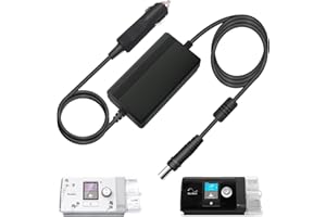 XZGM 12V/24V Adapter Power Supply for ResMed AirSense 10 AirCurve 10 Autoset AirSense 10 CPAP BiPAP Machine Lumis 100 150 AirSense S10 Elite Vehicle Cigarette Lighter Car Charger
