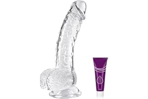 Realistischer Dildo mit Starkem Saugnapf, Wakelust 18CM Anfänger Dildo mit Echten Venen und Prallen Hoden Sexspielzeug für F