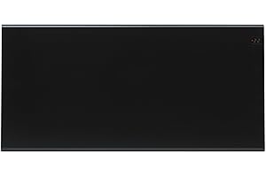 ADAX Neo NP - Radiatore Elettrico Moderno | Termosifone Elettrico Basso Consumo | Termoconvettore Elettrico | Altezza 370mm | Stufetta elettrica 400W | KDT Nero | IP20