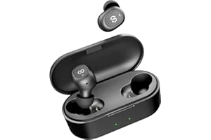 ‎SOUNDPEATS SoundPEATS TrueFree + Bezprzewodowe Słuchawki Douszne Słuchawki Stereo Bluetooth 5.0 z Redukcją Szumów Wbudowany 4 mikrofon,35 godzin,Membrana biokompozytowa,IPX5,bezpieczne dopasowanie