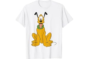 Disney Mickey Mouse Pluto The Dog Portrait T-Shirt