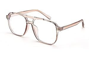 FEISEDY Occhiali anti Luce Blu Retro anni '70 '80 Occhiali Pilota Donna Uomo Occhiali da PC Gaming Computer Protezione UV B2866