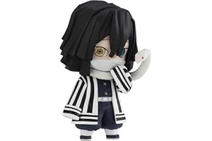 Bandai Chibi Masters Obanai Iguro Demon Slayer Figure | 8cm Obanai Anime Figure From Demon Slayer Anime And Manga | Collectable Anime Merch Figures Make Great Anime Gifts | Bandai Anime Figurines