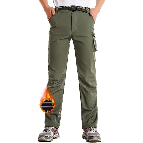 ADELLINO Kinder Skihose - Wasserdicht, Gefüttert, Für Winter & Outdoor