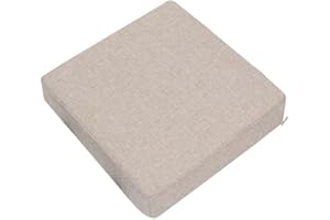 MSNCS Pack 1/2/4 Cojines para Sillas Jardin Cuadrado, 25/30/35/40cm,Cojines para Sillas De Taburete,Grueso De 5 Cm Cojines Sillas Antideslizante Extraíble,para Cocina,Comedor,Oficina(G,35x35x5CM 1pc)