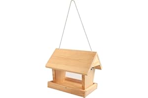 Windhager Vogelfuttersilo-Bausatz Woodpecker, Vogelhaus Futterstation, inklusive Farbset zum Bemalen, 17 x 22 x 19 cm, 06945, Beige