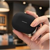 CaseOnn Xiaomi Redmi Buds 8 Pro Kılıf Askı Aparatlı Mat Silikon Siyah
