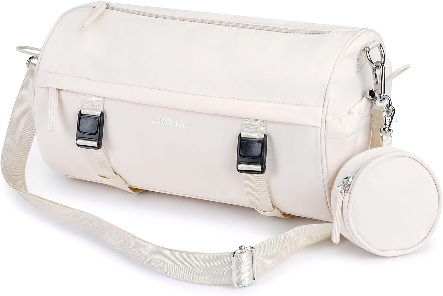 LAIMEIWEE Bolsa pequeña de gimnasio para mujer y hombre, bolsa de viaje de 11L con bolsillo húmedo y soporte para esterilla de yoga, bolsas deportivas de entrenamiento para fitness, baile, natación