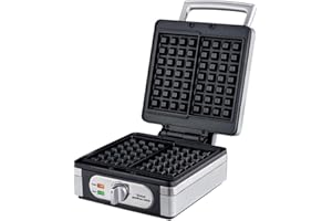 Little Balance Gofry Speed 1400 Elektryczna Gofrownica, Srebrny Metaliczny, 28.5 x 21 x 14.5 cm