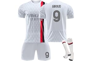 DUOROUPUTAO Maglie da Calcio 2023 2024, Completo Calcio per Uomo Bambino Kit Allenamento Calcio Tuta Calcio Uomo T-Shirt Pantaloncini e Calzettoni da Bambino e Adulto