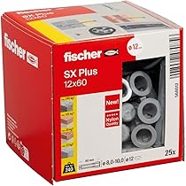 Tassello Fischer SX Plus 4x20 - Nylon Con Colleretta, Blister Da 28 Pezzi - Foto 3