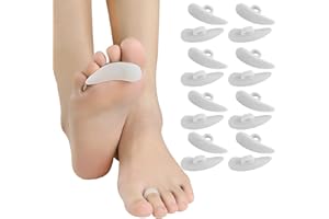 IUDWCG 8 Pcs Coussin pour orteil en marteau Correction de l'oignon Écarteur d'orteil Séparateur d'orteil Correcteur d'orteil en marteau en silicone, aide à soulager la douleur de l'orteil en marteau