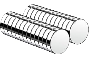 Wukong Magneti al Neodimio 15x3mm Magneti per Frigorifero 25 Pezzo Calamite per Lavagna Magnetica Uffici Esperimenti Scientifici