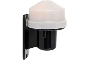 NATIONAL LIGHTING Electronic Dusk To Dawn Photocell Sensor Outdoor Weatherproof Light Switch IP44 Rated
