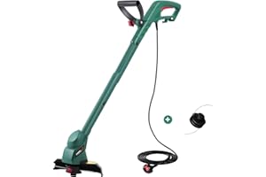 POSENPRO 350W Grass Trimmer Corded 23cm AC Electric String Trimmer Lawn Trimmer Hand Cleaner Grass Cutter Machine Line Trimmer for Brake Disassembly Garden Tools