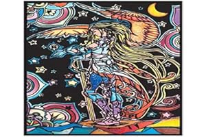 Colorvelvet - Quadro 35 x 47 in velluto da colorare - Angelo Guerriero - L120